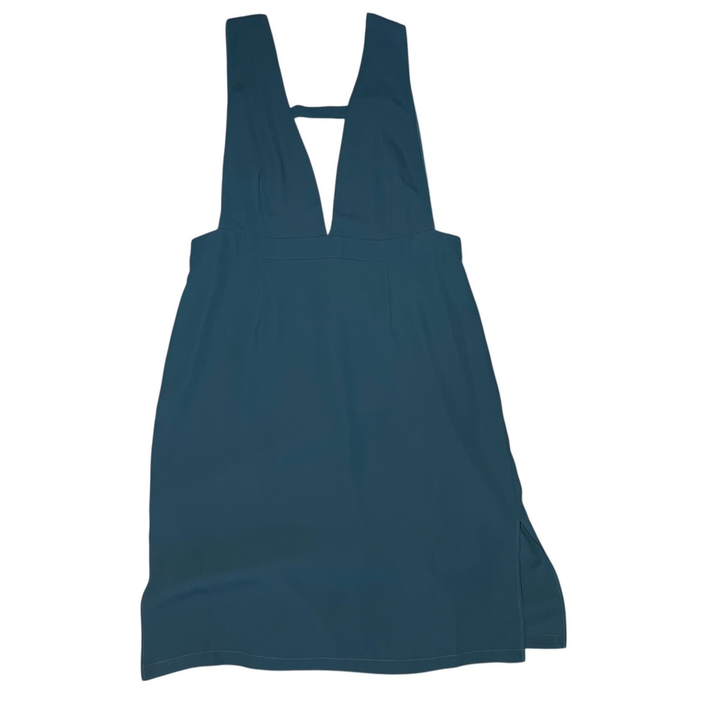 Forever‎ 21 NWT Plus Size Teal Deep V Neck Sleeveless A Line Mini Dress 3X
